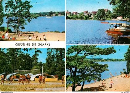 Gruenheide Mark Fangschleuse Werlsee Gruenheide Zeltplatz Peetzsee