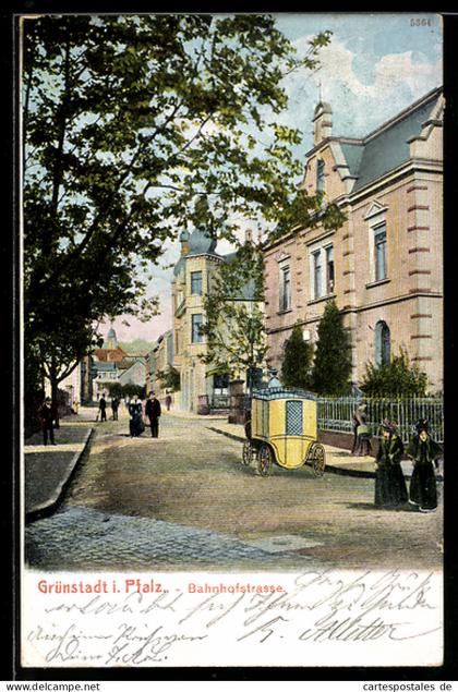 AK Grünstadt i. Pfalz, Bahnhofstrasse