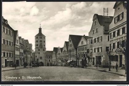 AK Günzburg a. D., In der Hauptstrasse