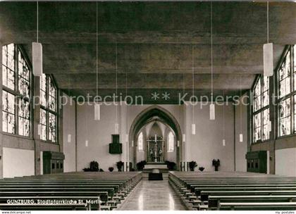 Guenzburg Bayern Stadtpfarrkirche Sankt Martin