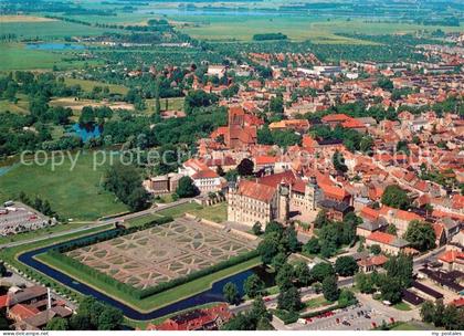 Guestrow Mecklenburg Vorpommern Schlossgarten Fliegeraufnahme