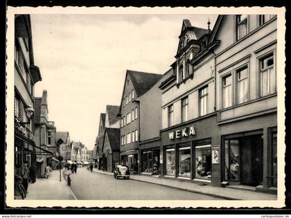 AK Gütersloh, Königstrasse, Geschäft WEKA