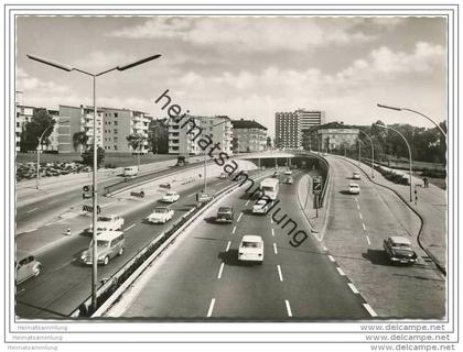 Berlin - Stadtautobahn - Halensee - Foto-AK Grossformat
