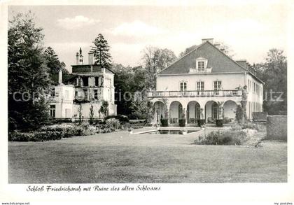 Friedrichsruh Hamburg Schloss Friedrichsruh m. Ruine d. alten Schlosses