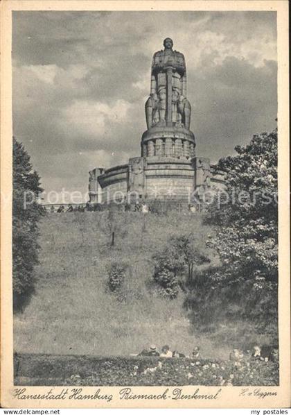 HAMBURG  CITY Bismark Denkmal