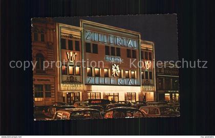 St Pauli Zillertal bleibt Zillertal Mathaeser Braeu Nachtaufnahme