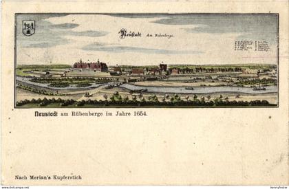 Neustadt am Rübenberge im Jahre 1654