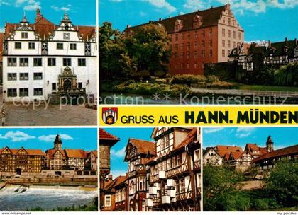 Hannoversch Muenden Fachwerkh?user Schloss