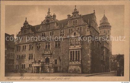 Hannoversch Muenden Rathaus