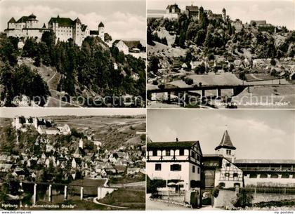 Harburg Schwaben Harburg Burg Romantische Strasse Burgtor mit Fallgitter