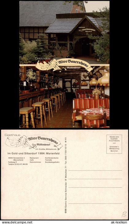 Ansichtskarte Marienfeld-Harsewinkel 2 Bild Altes Bauernhaus Möllenbrock 1984