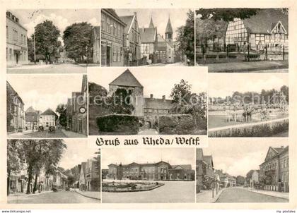Rheda Harsewinkel Teilansichten m. Fachwerkhaeusern
