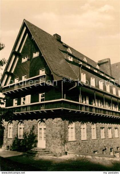 Hartenstein Zwickau FDGB Erholungsheim Aktionseinheit