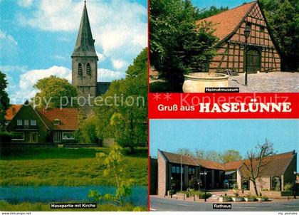 Haseluenne Kirche Heimatmuseum Rathaus