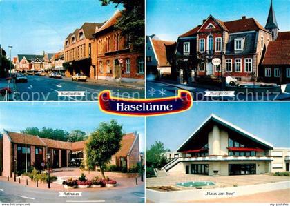 Haseluenne Stadtmitte Burghotel Rathaus Haus am See