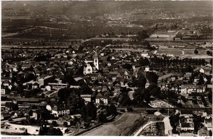 CPA AK HATTERSHEIM AM MAIN Bruckenpartie - Luftbild GERMANY (1419289)