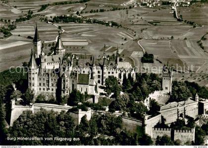 Hechingen Burg Hohenzollern Fliegeraufnahme
