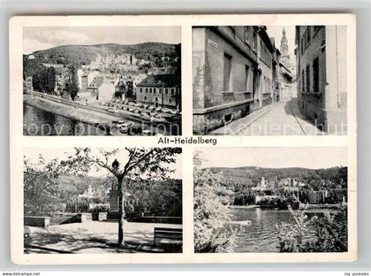 Heidelberg Neckar Teilansichten von Alt Heidelberg