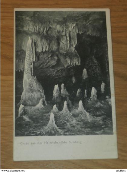 alte AK - Sundwig b. Hemer , 1906 , Heinrichshöhle , Ansichtskarte !!