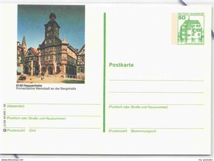 Heppenheim Bergstrasse Rathaus Marktplatz