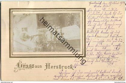 Hersbruck - Gruss aus ... - aufgeklebtes Foto
