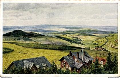 Artiste CPA Lindegreen, K., Schotten Vogelsbergkreis, Blick vom Hoherodskopf
