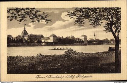 CPA Hanau im Main Kinzig Kreis Hessen, Schloss Philippsruh, Kanuten