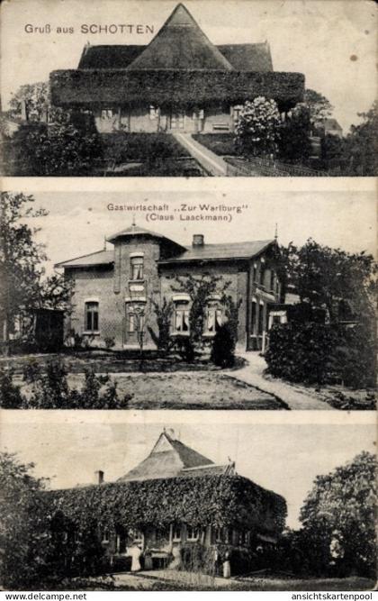 CPA Schotten im Vogelsbergkreis Hessen, Gastwirtschaft Zur Wartburg