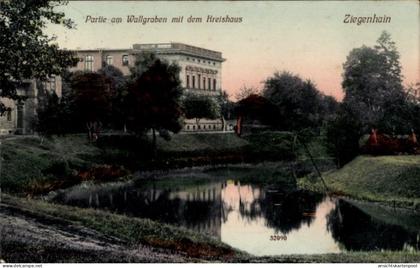 CPA Ziegenhain Schwalmstadt in Hessen, Wallgraben, Kreishaus