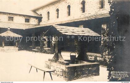 Saalburg Taunus Roemercastell Saalburg Blick in das Atrium