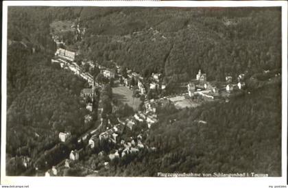 Schlangenbad Taunus i. Taunus Fliegeraufnahme  x 1953