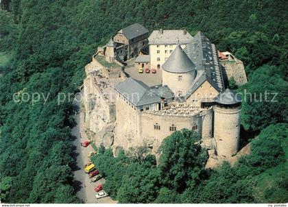 Waldeck Edersee Burghotel Schloss Waldeck Fliegeraufnahme