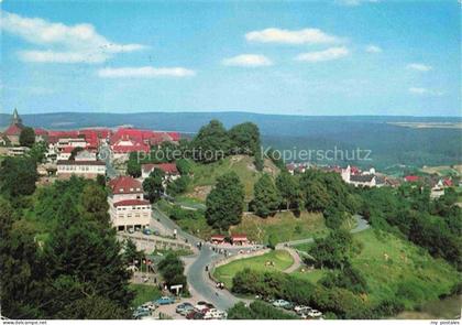 Waldeck  Edersee Hessen Schloss-Waldeck Stadtblick Park Kirchturm Waldeck-Innens