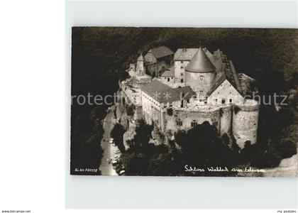 Waldeck Edersee Schloss Waldeck Fliegeraufnahme