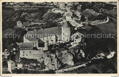 Waldeck Edersee Schloss Waldeck Fliegeraufnahme
