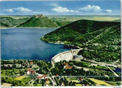 Waldeck Edersee Waldeck Edertalsperre Fliegeraufnahme