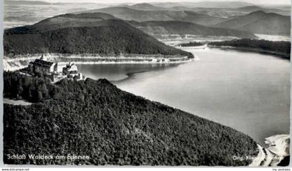 Waldeck Edersee Waldeck Fliegeraufnahme Schloss Waldeck