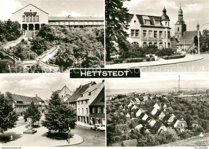 Hettstedt Klubhaus Wipperbruecke Marktplatz Teilansicht