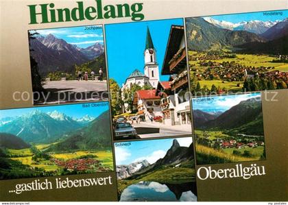 Hindelang Jochpass Kirche Hindelang Bad Oberdorf Schneck Hinterstein
