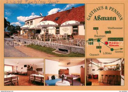 Steindoerfel Hochkirch Gasthaus Pension Assmann Gastraum Fremdenzimmer