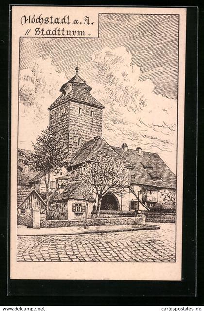 AK Höchstadt a. Aisch, Stadtturm