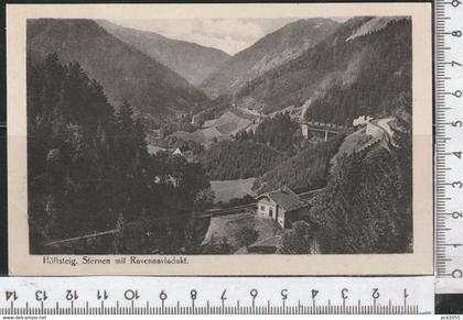 Höllsteig, Sternen mit Ravennaviadukt Höllental ungebraucht 1924 ( AK 3288 )