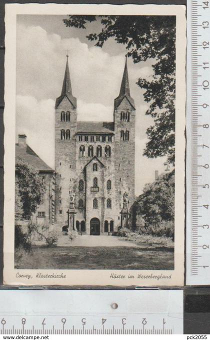 Höxter Klosterkirche Corvey ungelaufen 1957( AK 1329 )  günstige Versandkosten