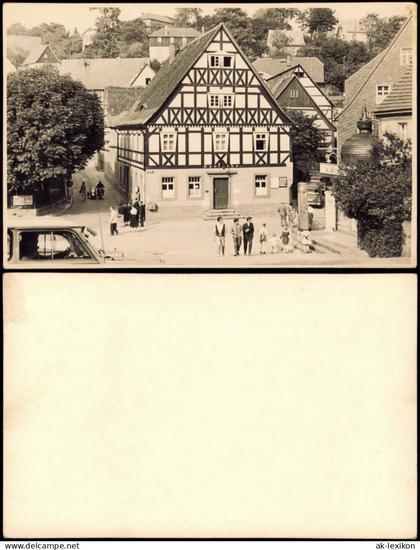 Hohnstein Sächs. Schweiz Haselhuhns Fremdenhof Straßenpartie Apotheke 1940 Foto