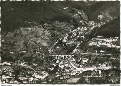 Hornberg - Luftaufnahme - Foto-AK Großformat 60er Jahre - Verlag Hildenbrand Göppingen