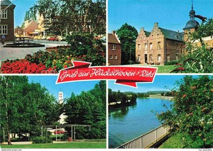 Hueckelhoven Heinsberg NRW Ortspartie Park Kirche Flusspartie