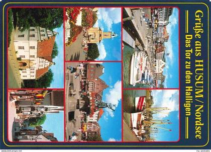 Husum  Nordfriesland Das Tor zu den Halligen Teilansichten Hafen Fischkutter Mar