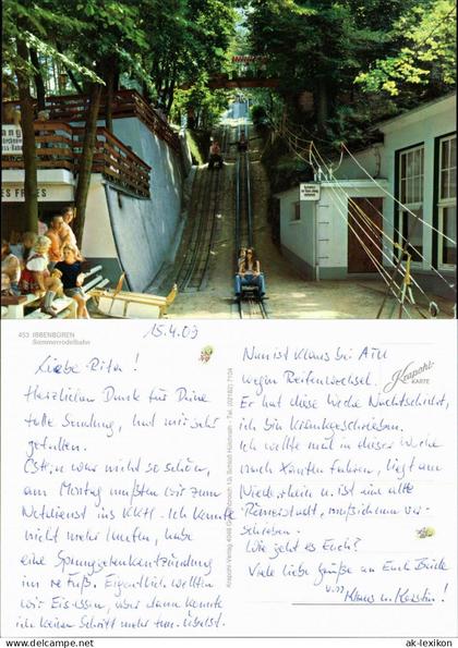 Ansichtskarte Ibbenbüren Sommerrodelbahn 2009