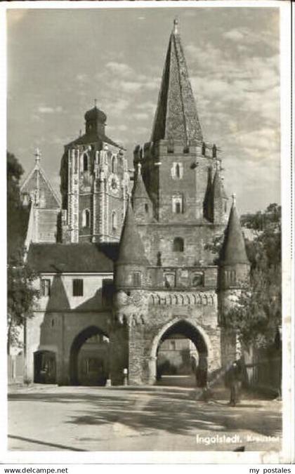 Ingolstadt Donau Ingolstadt Kreuztor x 1957