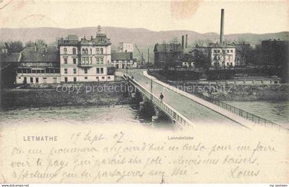 Letmathe Oestrich Iserlohn NRW Lennebruecke
